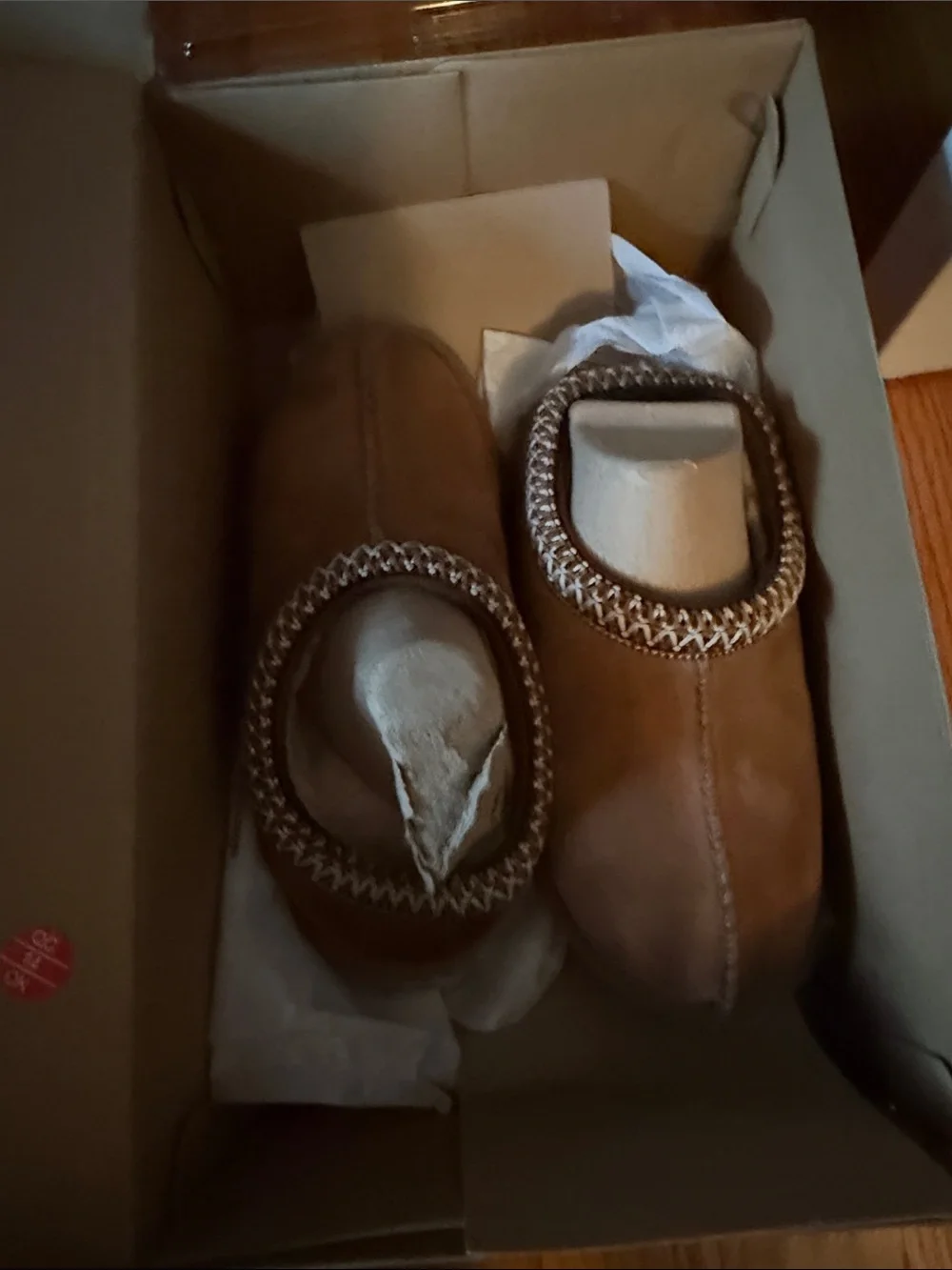 UGG Kids Chestnut Slip-On Moccasin Slippers